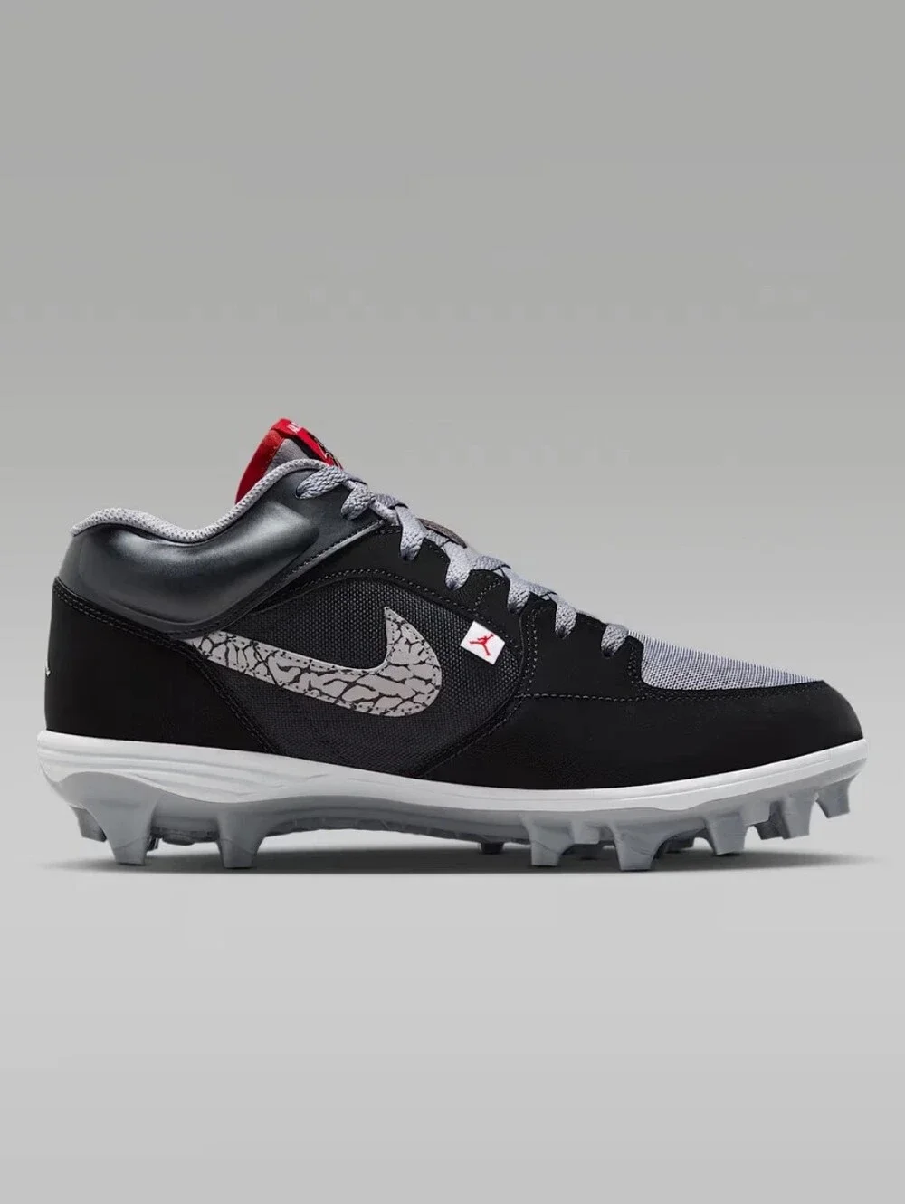 Men's Air Jordan Stadium 90 Cleat 'Black Cement' Football Cleats